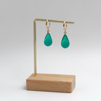 Glass Drop-Pendant Earrings – Diatomée