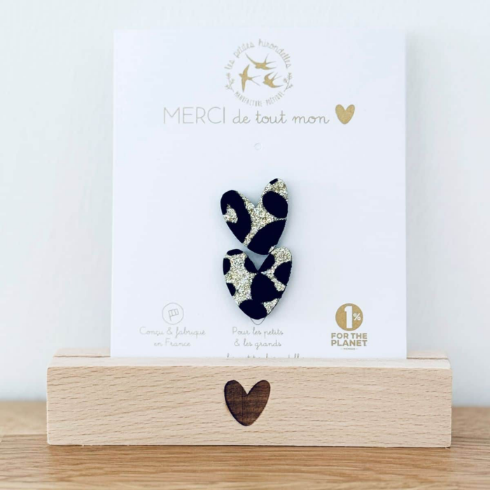 Glitter Felt Heart Pins to Share – Les Petites Hirondelles