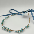 Helen Spur Hair Wreath - Blue/Purple - Nebo v Kvitah