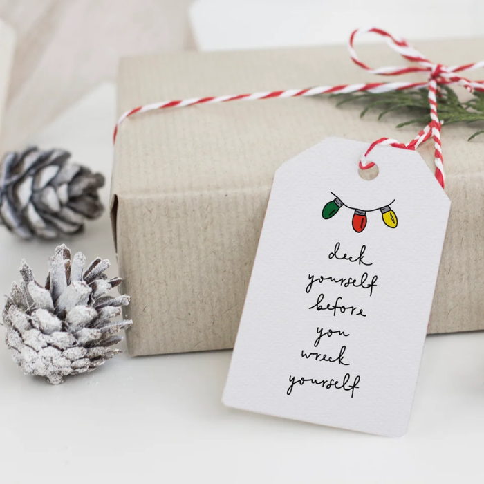 Funny Christmas Gift Tags – Pack of 5 – Greta Jane Paper Co