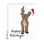 Happy Holidays Butthole – Rude Holiday Card – Greta Jane Paper Co