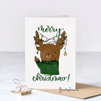 Merry Christmas! Fuck you! – Funny Rude Christmas Card – Greta Jane Paper Co