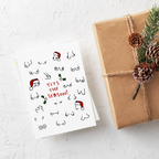 Tits The Season – Funny Rude Christmas Card – Greta Jane Paper Co
