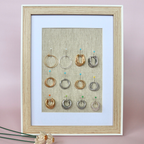Hoop Bar Earrings – Stainless Steel Everyday Hoops