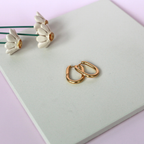 Hoop Bar Earrings – Stainless Steel Everyday Hoops
