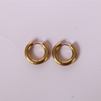 Hoop Bar Earrings – Stainless Steel Everyday Hoops