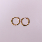 Hoop Bar Earrings – Stainless Steel Everyday Hoops