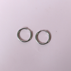 Hoop Bar Earrings – Stainless Steel Everyday Hoops