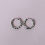 Hoop Bar Earrings – Stainless Steel Everyday Hoops