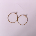 Hoop Bar Earrings – Stainless Steel Everyday Hoops