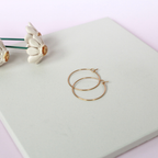 Hoop Bar Earrings – Stainless Steel Everyday Hoops