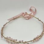 Kira Vines Hair Wreath -  Peach/Lavender/Green - Nebo v Kvitah