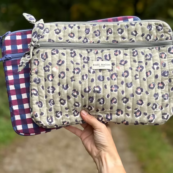 Cotton Laptop Sleeve 13" – Bengal Tilleul – Bindi Atelier