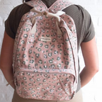 Cotton Laptop Backpack – Bengal Nougat – Bindi Atelier