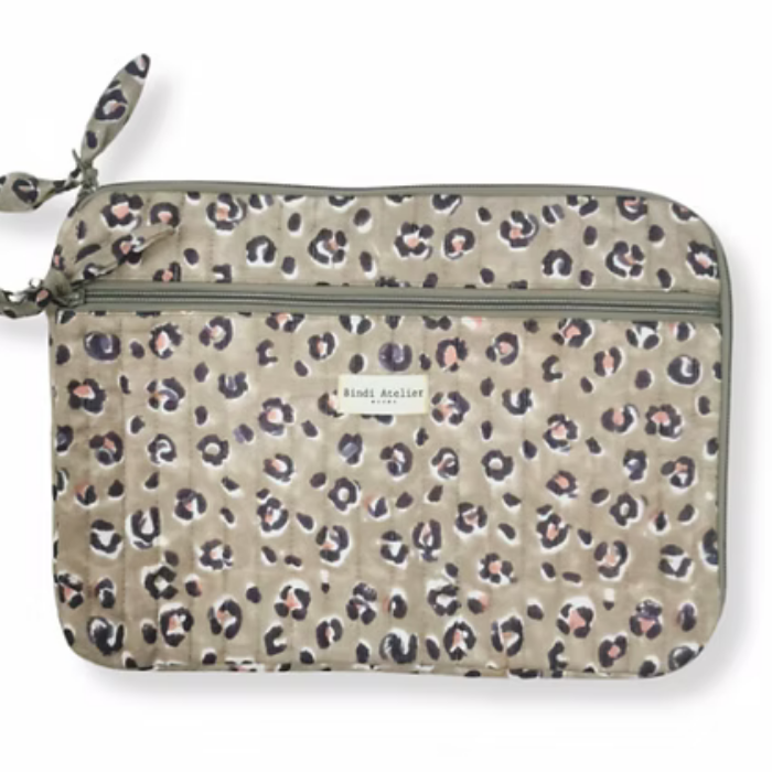 Cotton Laptop Sleeve 13" – Bengal Tilleul – Bindi Atelier