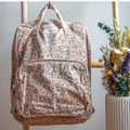 Cotton Laptop Backpack – Bengal Nougat – Bindi Atelier