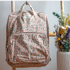 Cotton Laptop Backpack – Bengal Nougat – Bindi Atelier
