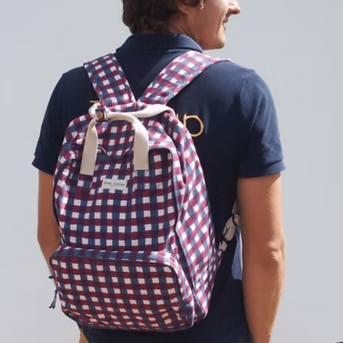 Cotton Laptop Backpack – Pio Grenade – Bindi Atelier