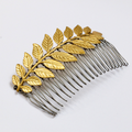 Large Leaf Hair Comb – Brass Hair Accessories - Cinder & Sage