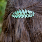Large Leaf Hair Comb – Brass Hair Accessories - Cinder & Sage