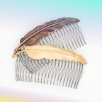 Large Quil Hair Comb – Brass Hair Accessories - Cinder & Sage