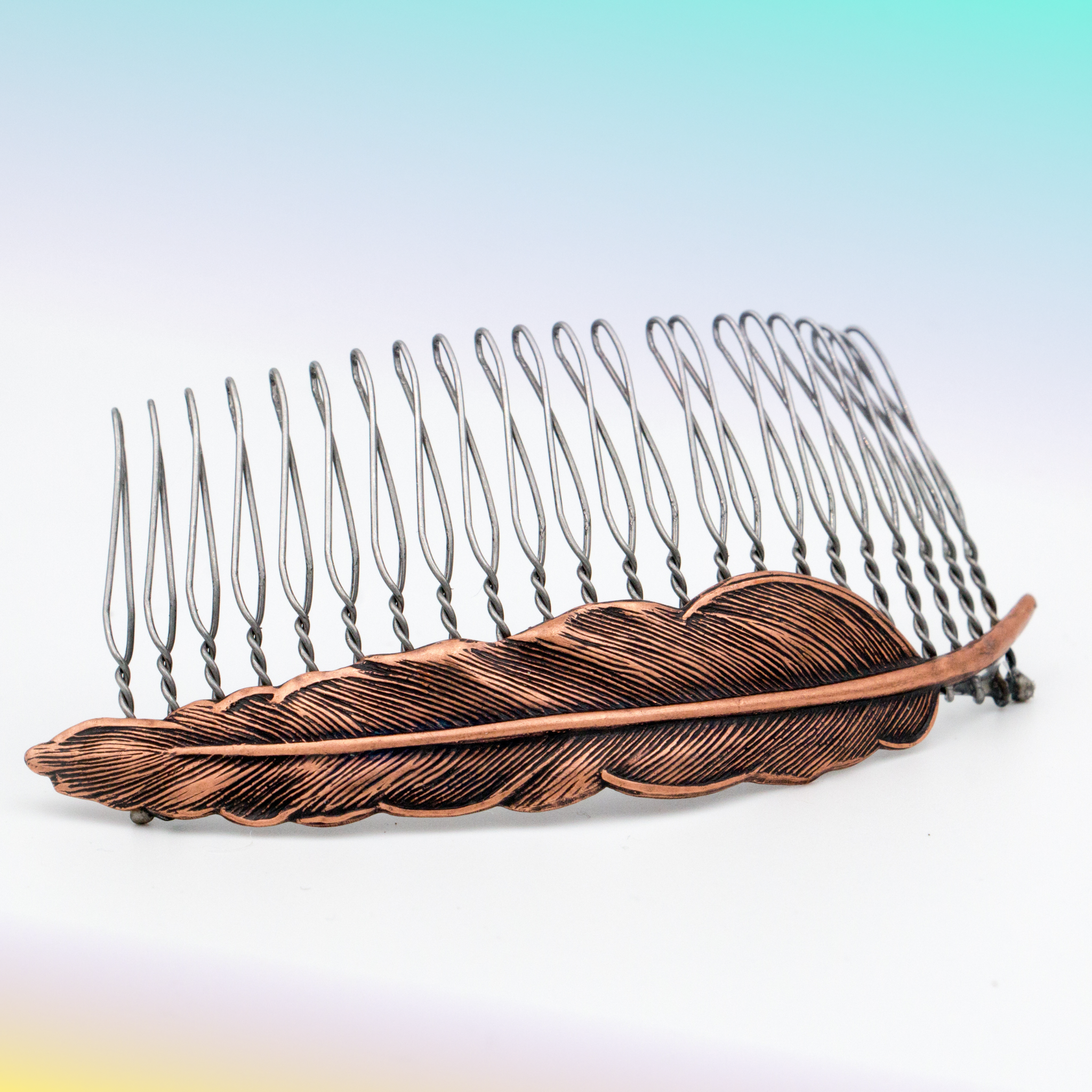 Large Quil Hair Comb – Brass Hair Accessories - Cinder & Sage