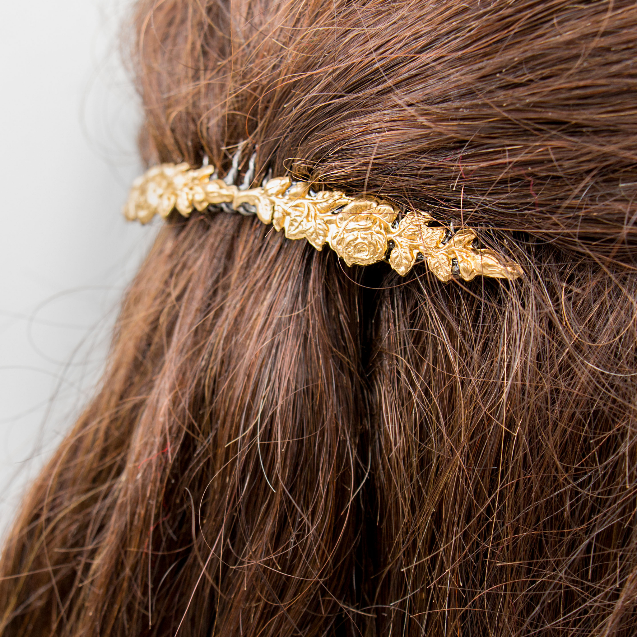 Large Rose Hair Comb – Brass Hair Accessories - Cinder & Sage