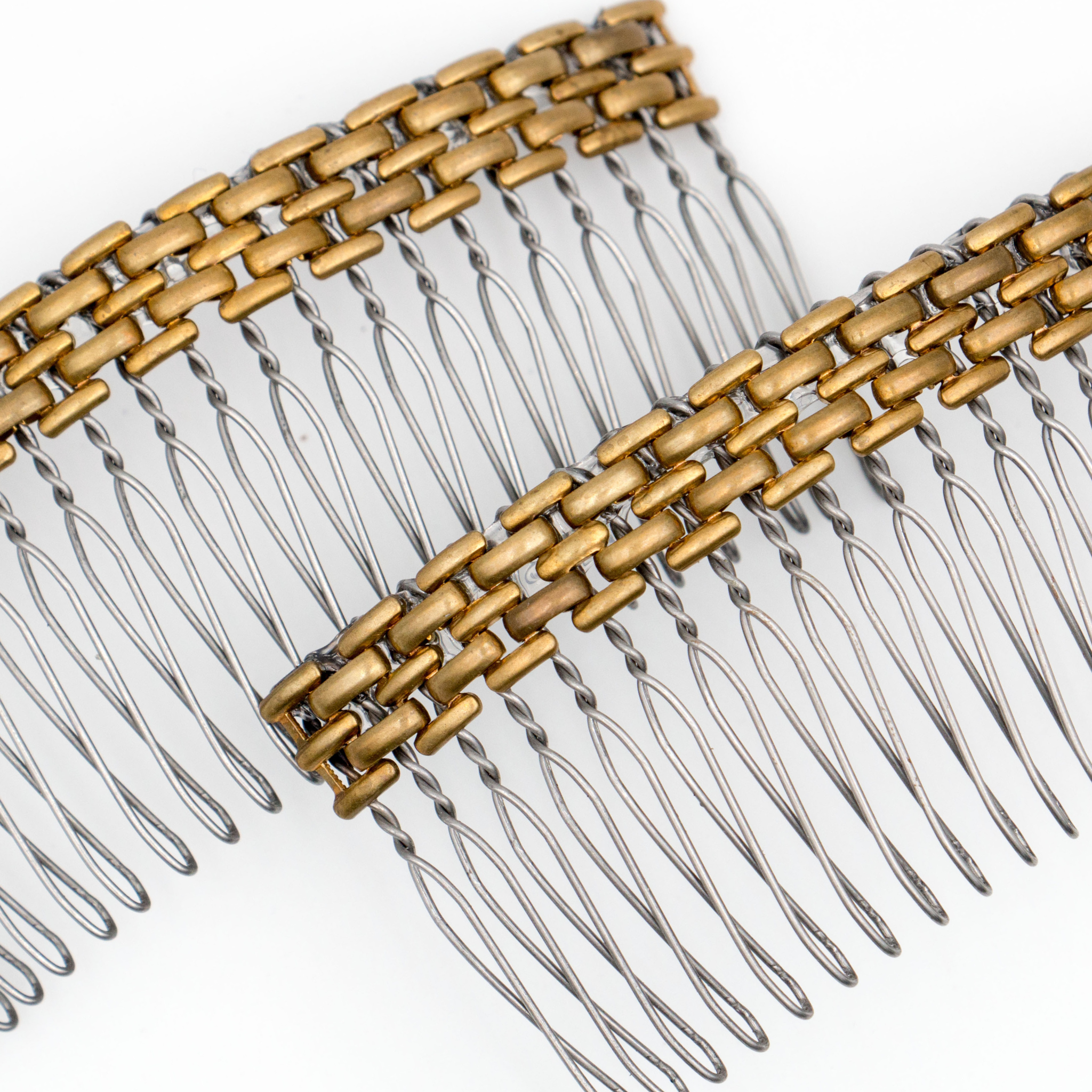 Large Well Woven Hair Comb – Brass Hair Accessories - Cinder & Sage