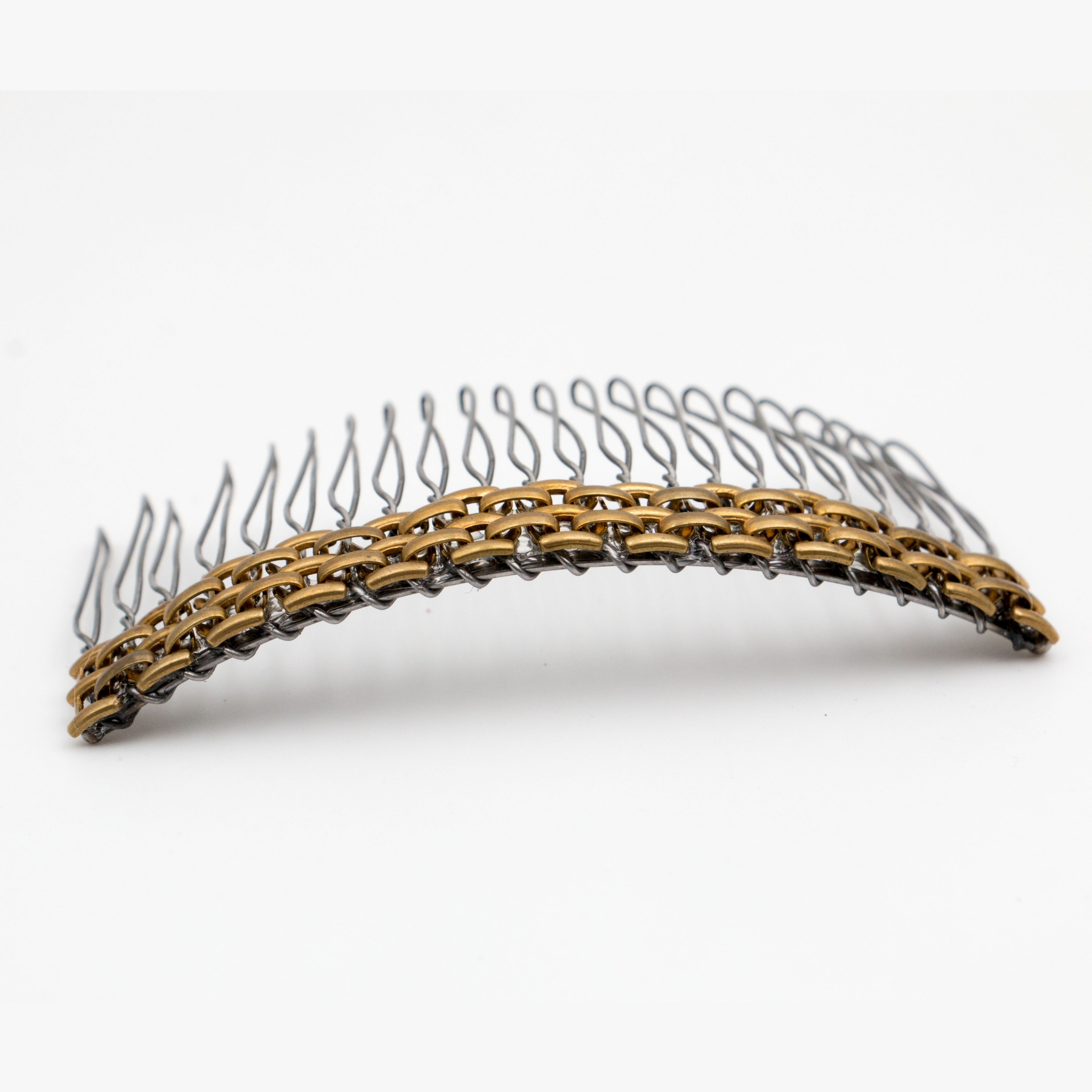 Large Well Woven Hair Comb – Brass Hair Accessories - Cinder & Sage