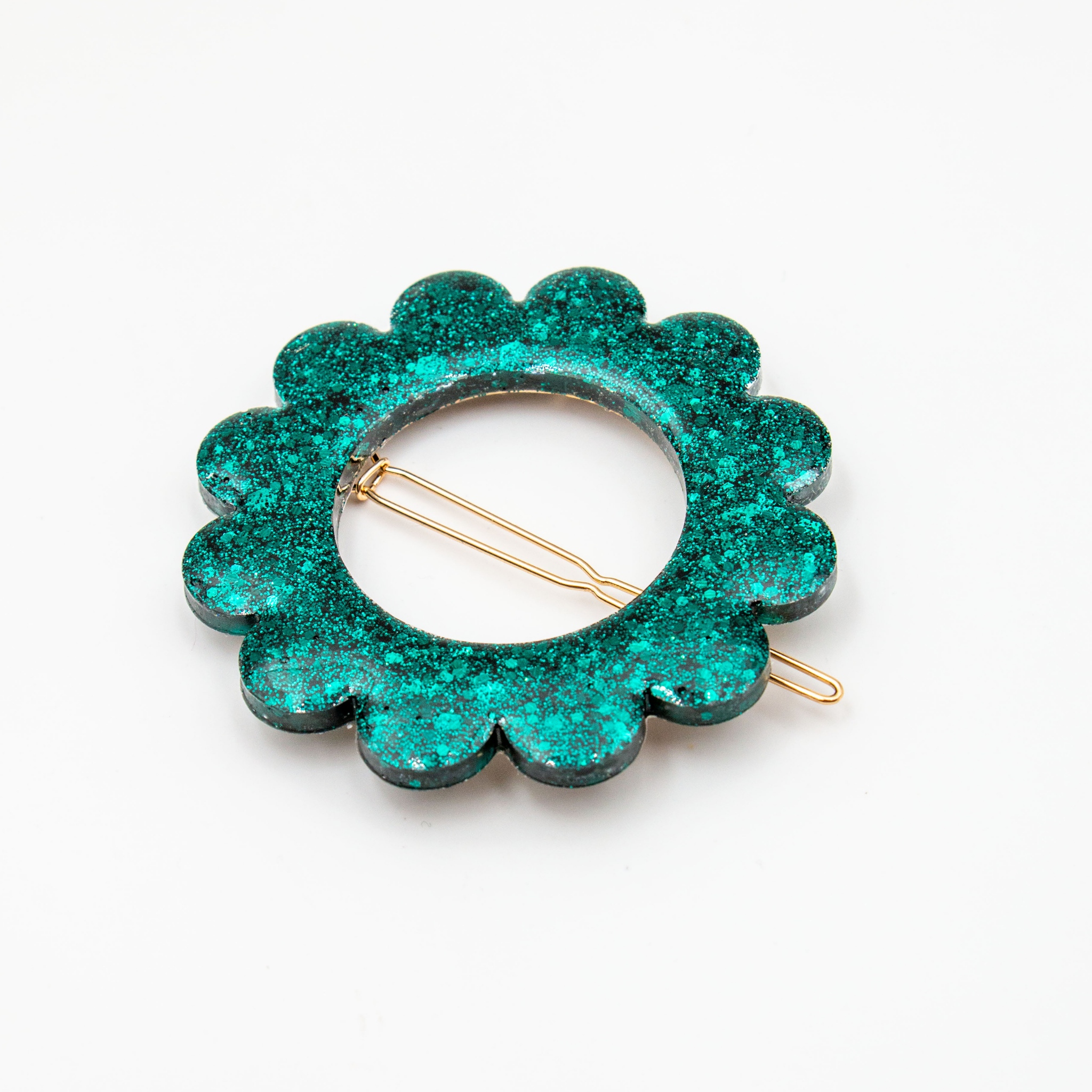 Large Flower Resin French Barrettes – L’Atelier Nounille