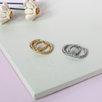 Hoop Bar Earrings – Stainless Steel Everyday Hoops