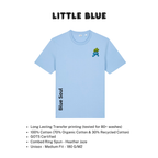 Adult Graphic Organic Cotton T-Shirt – Little Blue – Hey Rik
