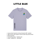 Adult Graphic Organic Cotton T-Shirt – Little Blue – Hey Rik