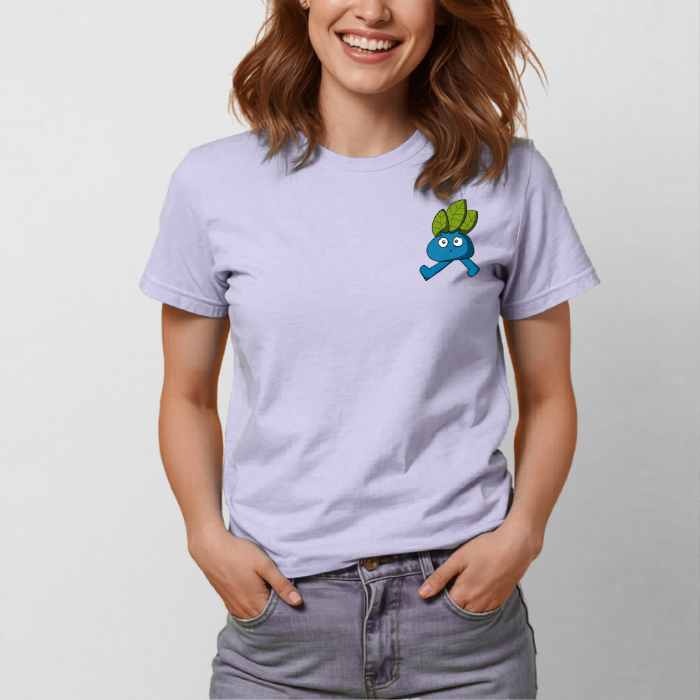 Adult Graphic Organic Cotton T-Shirt – Little Blue – Hey Rik