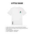 Adult Graphic Organic Cotton T-Shirt – Little Blue – Hey Rik