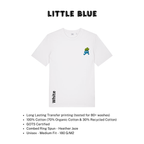 Adult Graphic Organic Cotton T-Shirt – Little Blue – Hey Rik