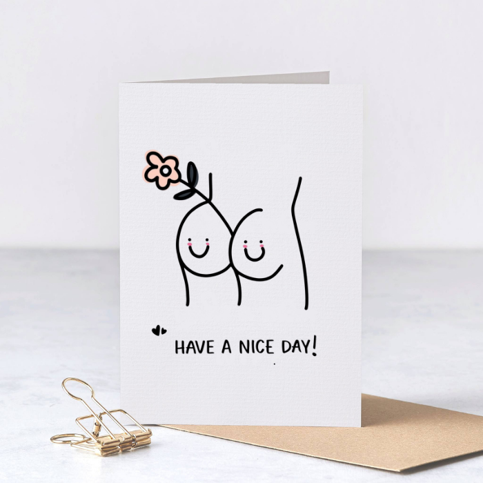 Have a Nice Day Card – Funny Passive Aggressive Greeting Card – Greta Jane Paper Co