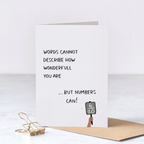 I Rate You 6/10 Card – Funny Brutally Honest Love Card – Greta Jane Paper Co