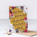 Roses Are Red Greeting Card – Quirky Poem Card – Greta Jane Paper Co