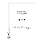 Stupid Card – Funny Insult Love Card – Greta Jane Paper Co