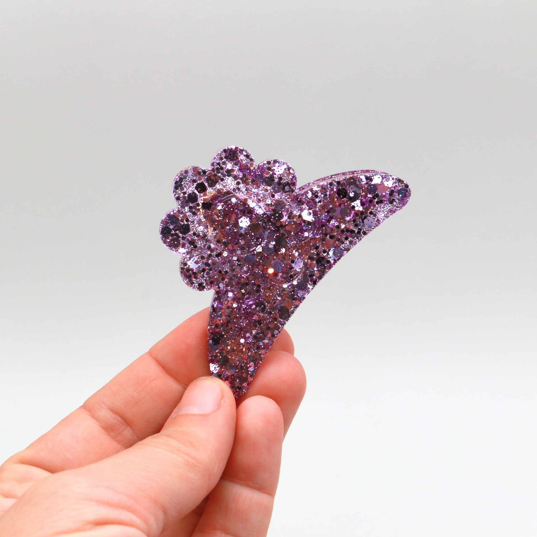 Resin Hair Claw – Metal Clip – L’Atelier Nounille