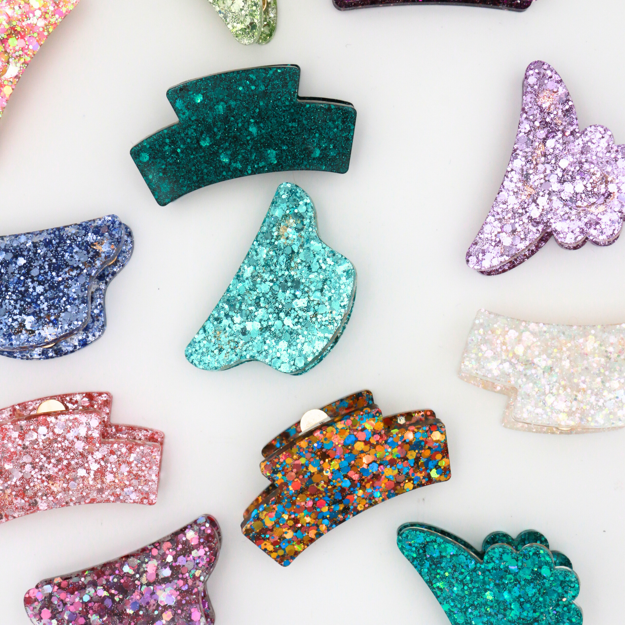 Resin Hair Claw – Metal Clip – L’Atelier Nounille
