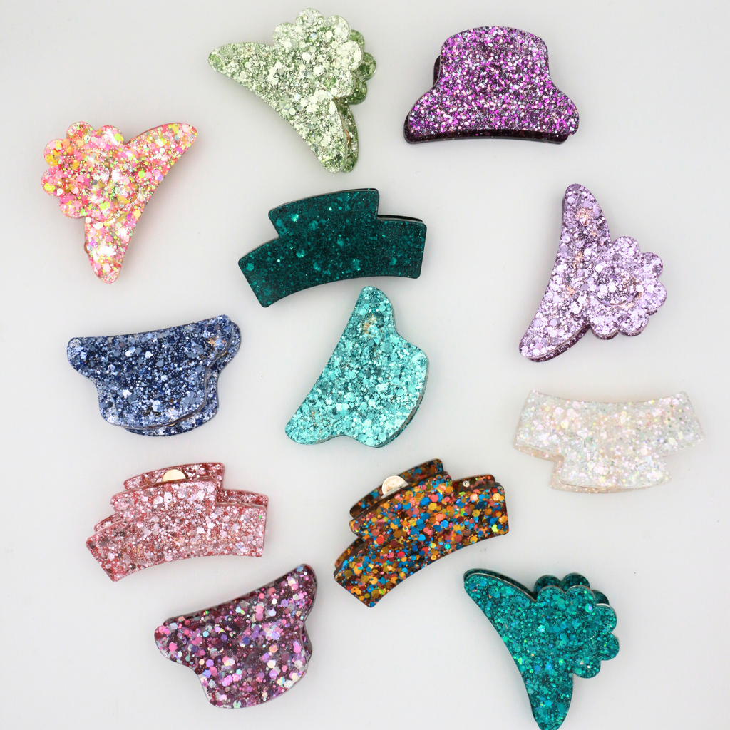 Resin Hair Claw – Metal Clip – L’Atelier Nounille