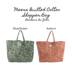 Meera - Quilted Cotton Shopper Bag – Bonheur du Jour