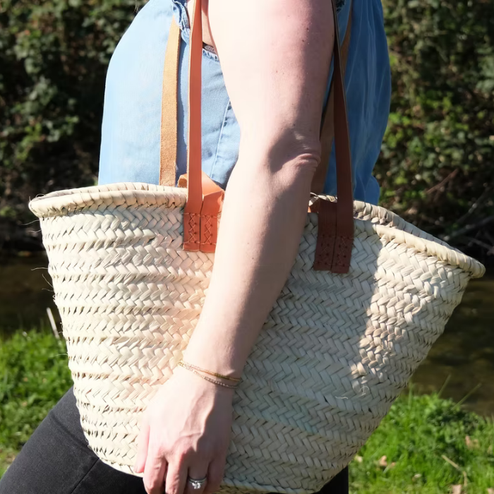 Mini Targa Straw French Market Bag/Basket – With or Without Liner – Bagatelle France