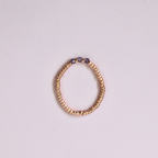 Elastic Beaded Ring - Mini Trio Stackable - Rose Gold 2mm – Natasas Accessoires