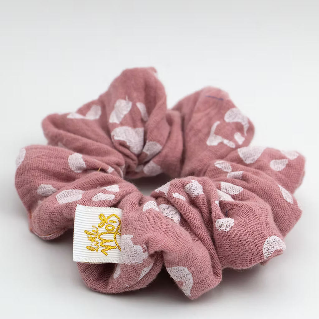 Muslin Handmade Scrunchies 4.5cm - Little Moi Co