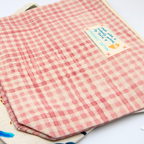 My Rose Check - Big Organic Pouch – Lili Pepper