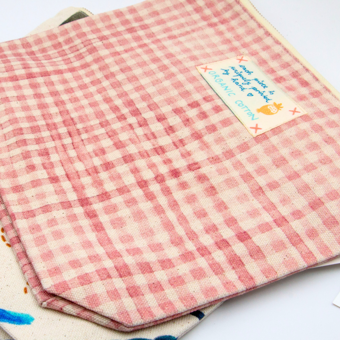 My Rose Check - Big Organic Pouch – Lili Pepper