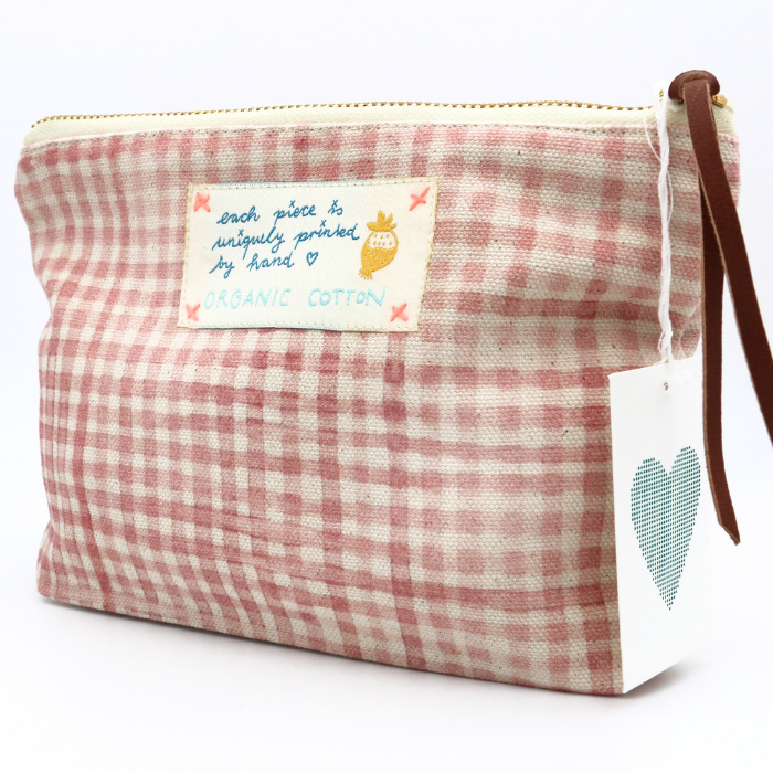 My Rose Check - Big Organic Pouch – Lili Pepper